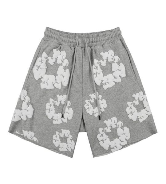 2022 casual summer europe usa flower puff print shorts women men high street oversize string running pocket pants jogging short sw8232207, White;black
2022 casual summer europe usa flower puff print shorts women men high street oversize string running pocket pants jogging short sw8232207, White;black