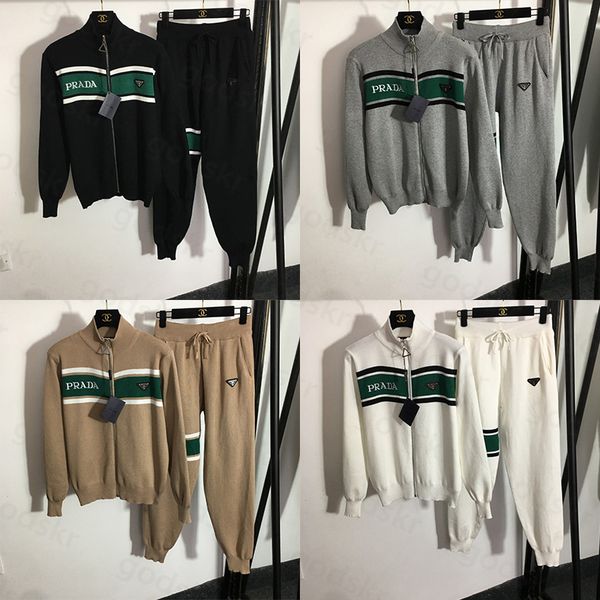triangle women sport coat pants knit jacket letter embroidery zipper cardigan coat blouses sweatpants set, Gray
triangle women sport coat pants knit jacket letter embroidery zipper cardigan coat blouses sweatpants set, Gray