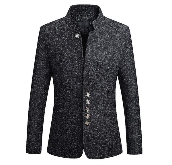 men039s jackets fashion chinese style suit men classic formal wool solid color slim fit mandarin collar blazer tuxedo 6xl4090638, Black;brown
men039s jackets fashion chinese style suit men classic formal wool solid color slim fit mandarin collar blazer tuxedo 6xl4090638, Black;brown