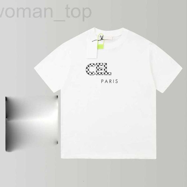 women's t-shirt designer the correct version of ce home 23ss printed letter corneye metal perforated os short sleeved t-shirt gzaj, White
women's t-shirt designer the correct version of ce home 23ss printed letter corneye metal perforated os short sleeved t-shirt gzaj, White