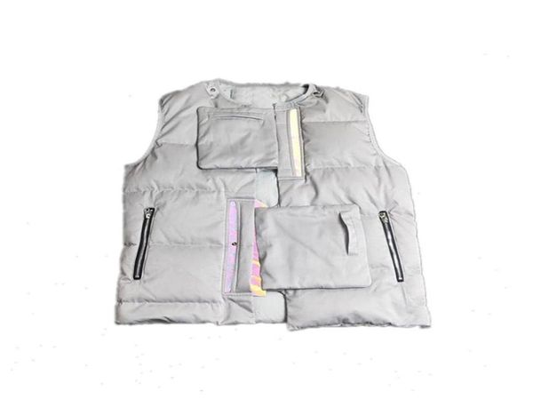 thickened down vest in autumn and winter fashion brand tight heater white multi pocket thermal outerwear3527586, Black;white
thickened down vest in autumn and winter fashion brand tight heater white multi pocket thermal outerwear3527586, Black;white