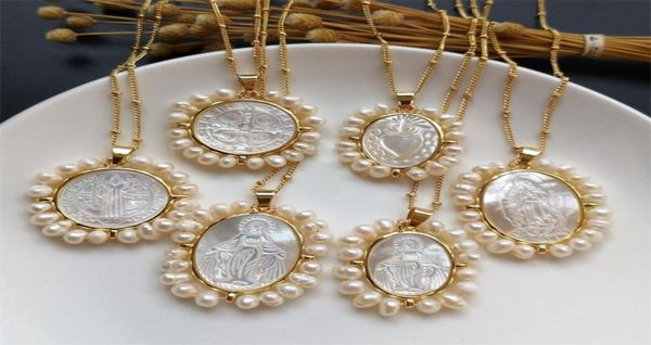 promotion natural sacred heart guadalupe san benito mother pearl necklace freshwater grace for women gift 2202223272792, Silver
promotion natural sacred heart guadalupe san benito mother pearl necklace freshwater grace for women gift 2202223272792, Silver