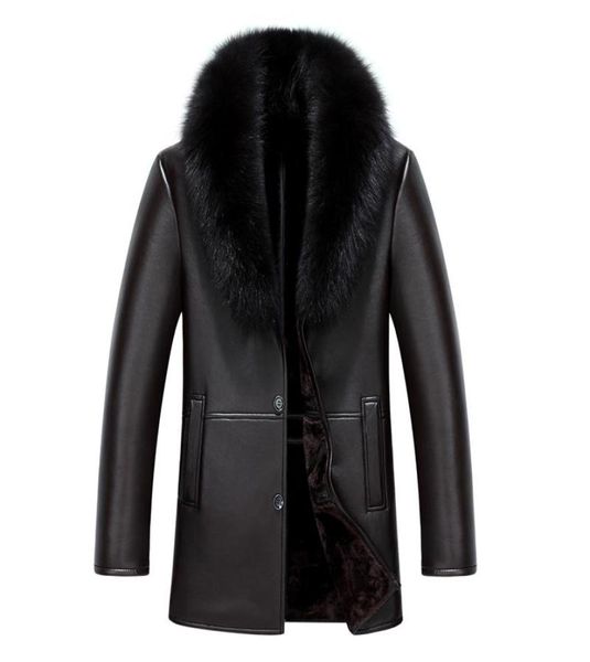 2020 new arrival men leather coat faux sheepskin coat overcoat winter leather fur lined men jacket fur collar2779907, Black
2020 new arrival men leather coat faux sheepskin coat overcoat winter leather fur lined men jacket fur collar2779907, Black