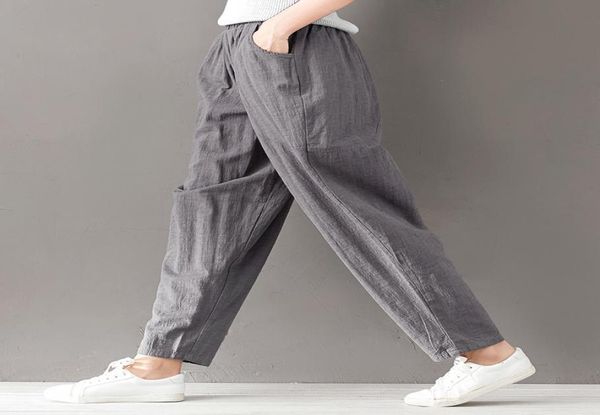 vintage cotton linen harem pants trousers women summer elastic high waist comfortable female casual sweatpants pantalon5597220, Black;white
vintage cotton linen harem pants trousers women summer elastic high waist comfortable female casual sweatpants pantalon5597220, Black;white