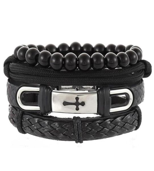charm bracelets 4pcsset hippie punk black leather tag band clip cord knots beads layers stackable wrap wide man bracelet ba10706355310829, Golden;silver
charm bracelets 4pcsset hippie punk black leather tag band clip cord knots beads layers stackable wrap wide man bracelet ba10706355310829, Golden;silver