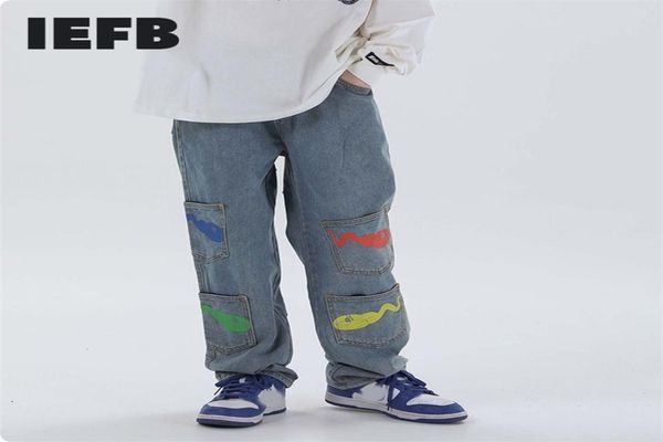 iefb men039s wear hip hop black jeans new fashion male039s tadpole printed multipocket casual denim pants high street 9y327842798, Blue
iefb men039s wear hip hop black jeans new fashion male039s tadpole printed multipocket casual denim pants high street 9y327842798, Blue