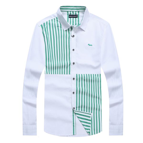men's casual shirts arrivel men's patchwork long sleeve casual shirt men harmont blaine embroidery shirts cotton camisa masculina, White;black
men's casual shirts arrivel men's patchwork long sleeve casual shirt men harmont blaine embroidery shirts cotton camisa masculina, White;black