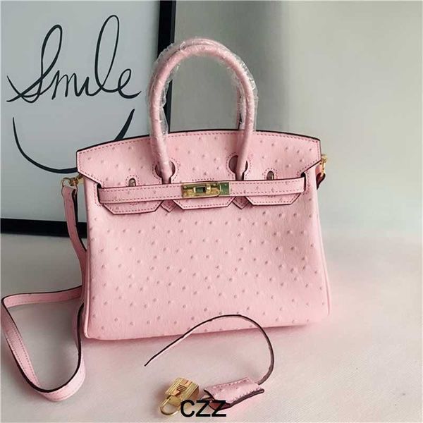 ostrich handbag birkins luxury bag version simple cowhide women's cross-body shoulder fashionable and versatile pink with logo genuine
ostrich handbag birkins luxury bag version simple cowhide women's cross-body shoulder fashionable and versatile pink with logo genuine