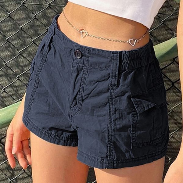 women's shorts rapcopter y2k solid cargo pockets elastic band low waisted harajuku retro basic casual sporty bottom women biker 230803, White;black
women's shorts rapcopter y2k solid cargo pockets elastic band low waisted harajuku retro basic casual sporty bottom women biker 230803, White;black
