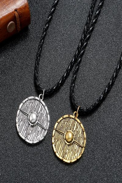 vintage luxury designer jewelry mens necklace viking pirate myth rune carved mens shield pendants necklaces gifts4685851, Silver
vintage luxury designer jewelry mens necklace viking pirate myth rune carved mens shield pendants necklaces gifts4685851, Silver