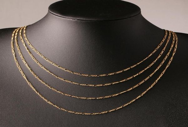 fashion 18k gold plated and 925 sterling silver plated 2mm wide heavy figaro necklace women chains men039s7630467
fashion 18k gold plated and 925 sterling silver plated 2mm wide heavy figaro necklace women chains men039s7630467