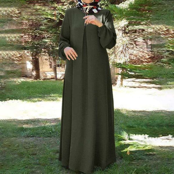 spring muslim clothing l size womens fashioned loose long sleeved round collar robe dress, Black;gray
spring muslim clothing l size womens fashioned loose long sleeved round collar robe dress, Black;gray