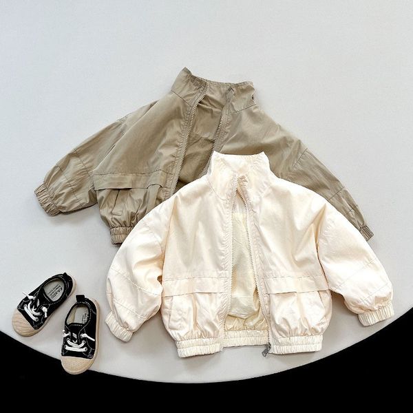 jackets cool spring coat boys fashion personality solid punching jacket versatile cardigan baby girl sun protection cotton coats 230803, Blue;gray
jackets cool spring coat boys fashion personality solid punching jacket versatile cardigan baby girl sun protection cotton coats 230803, Blue;gray