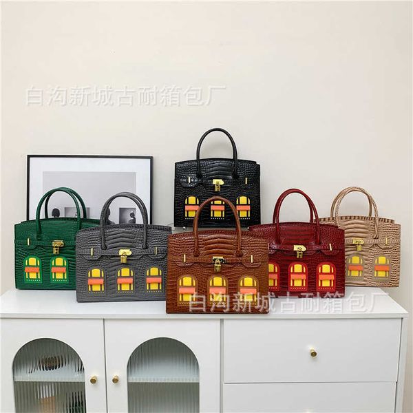 h ermes brikis's for women new 20cm small house real leather bag women's cowhide handbag crocodile contrast color casual with real
h ermes brikis's for women new 20cm small house real leather bag women's cowhide handbag crocodile contrast color casual with real