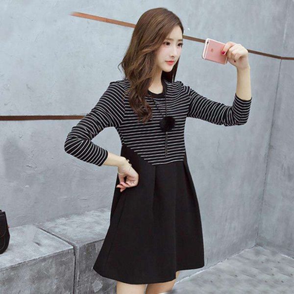 korean striped dress for women japanese style medium and long sleeves a line skirt wholesale, Black;gray
korean striped dress for women japanese style medium and long sleeves a line skirt wholesale, Black;gray
