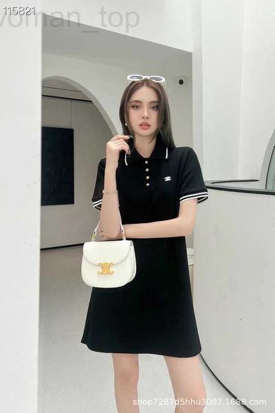 basic & casual dresses designer ce family 23 spring/summer new polo neck ribbon letter cotton embroidery pattern dress slim fit q1mu, Black;gray
basic & casual dresses designer ce family 23 spring/summer new polo neck ribbon letter cotton embroidery pattern dress slim fit q1mu, Black;gray
