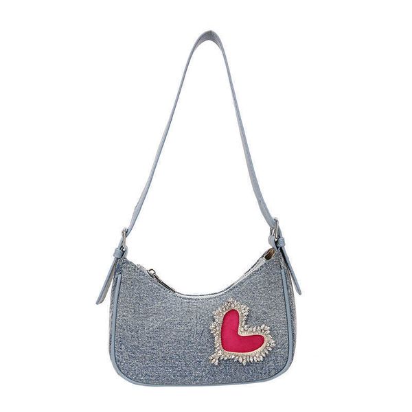 hobo bags denim love premium feeling bag 2023 new personalized women s one shoulder crossbody westernized small square 230804
hobo bags denim love premium feeling bag 2023 new personalized women s one shoulder crossbody westernized small square 230804