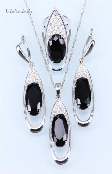 trendy big black stone white rhinestone huge round silver 925 jewelry sets for women drop earrings pendant necklace ring207e3822085
trendy big black stone white rhinestone huge round silver 925 jewelry sets for women drop earrings pendant necklace ring207e3822085
