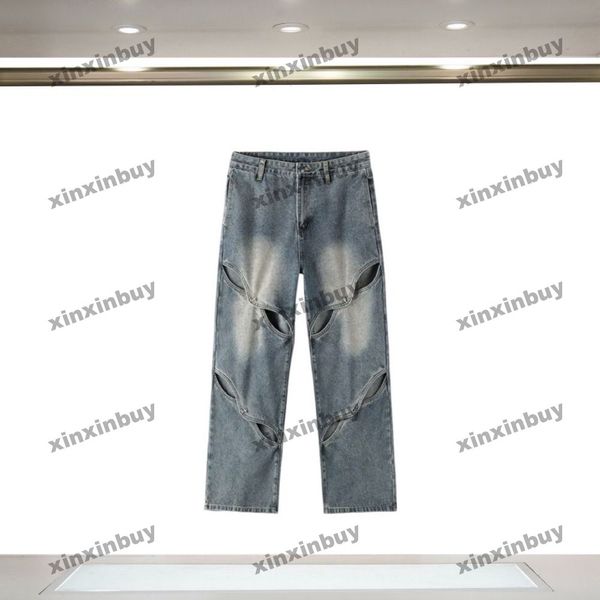 xinxinbuy men women designer pant paris panelled destroyed jacquard spring summer casual pants khaki grey black xs-2xl, Black;brown
xinxinbuy men women designer pant paris panelled destroyed jacquard spring summer casual pants khaki grey black xs-2xl, Black;brown