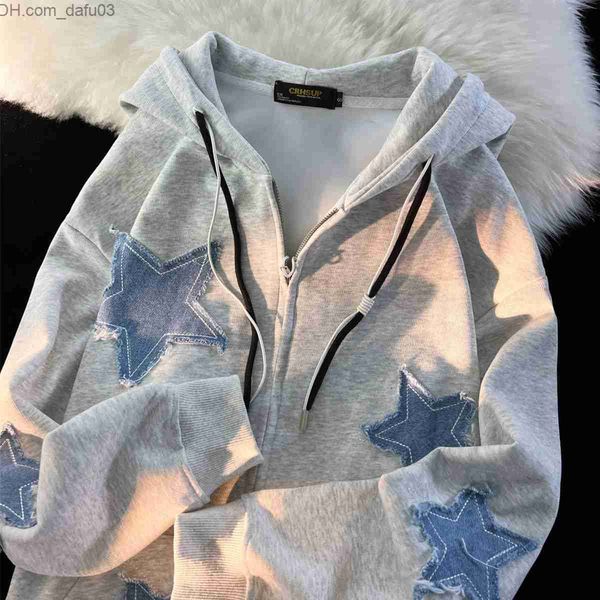 men's hoodies sweatshirts vintage patch celebrity hood with cardigan jacket for women and men casual loose fitting couple zipper long s, Black
men's hoodies sweatshirts vintage patch celebrity hood with cardigan jacket for women and men casual loose fitting couple zipper long s, Black
