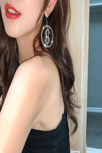 dangle earrings minimalist crytal round drop earrings for women money sign us dollar rhinestone earring jewelry7062601, Silver
dangle earrings minimalist crytal round drop earrings for women money sign us dollar rhinestone earring jewelry7062601, Silver
