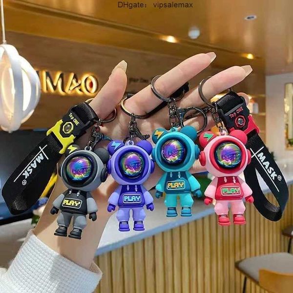 colorful astronaut bears key chains sweet cute animal keyring holder for car hanging bag pvc jewelry accessories gift for womens, Silver
colorful astronaut bears key chains sweet cute animal keyring holder for car hanging bag pvc jewelry accessories gift for womens, Silver