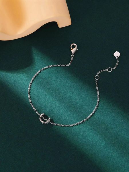link bracelet diamond plaid c bracelet 18k gold plating process 3 colors sunglassesp, Black
link bracelet diamond plaid c bracelet 18k gold plating process 3 colors sunglassesp, Black