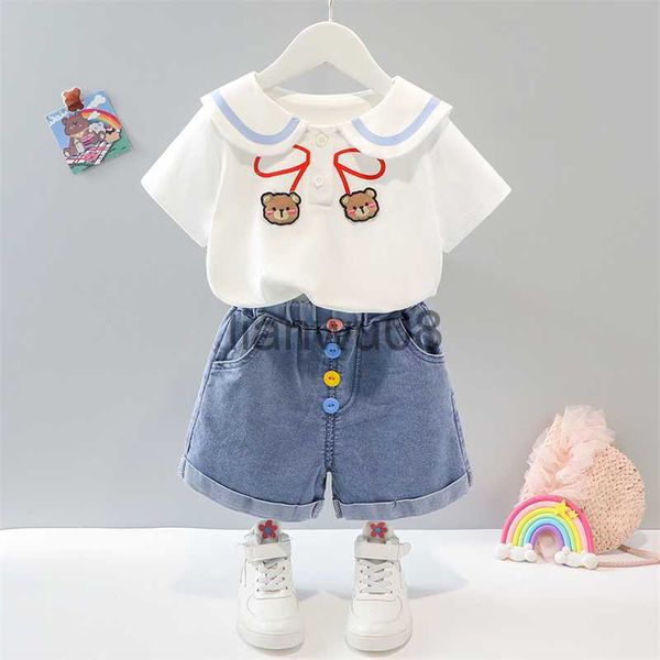 clothing sets baby girls clothing sets 2022 summer toddler kids clothes infant cartoon t shirt denim shorts 2 piece suit child casual outfit, White
clothing sets baby girls clothing sets 2022 summer toddler kids clothes infant cartoon t shirt denim shorts 2 piece suit child casual outfit, White