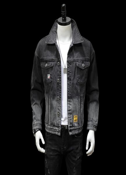 autumn mens denim jacket men trendy casual windbreaker denim jacket male bomber black gray cowboy jeans jackets clothing m5xl5344612, Black;brown
autumn mens denim jacket men trendy casual windbreaker denim jacket male bomber black gray cowboy jeans jackets clothing m5xl5344612, Black;brown