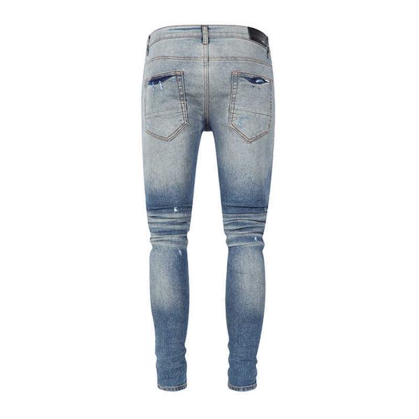 men's jeans 88 embroidered purple skinny jeans for men - vintage designer denim with ripped details quilting and folded hem - sizes 28-, Blue
men's jeans 88 embroidered purple skinny jeans for men - vintage designer denim with ripped details quilting and folded hem - sizes 28-, Blue