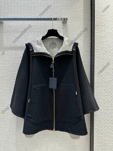 23ss autumn womens cape coat designer women woolen overcoat fashion trench coats lady jacket big letter print double sided hooded cloak jack, Black
23ss autumn womens cape coat designer women woolen overcoat fashion trench coats lady jacket big letter print double sided hooded cloak jack, Black
