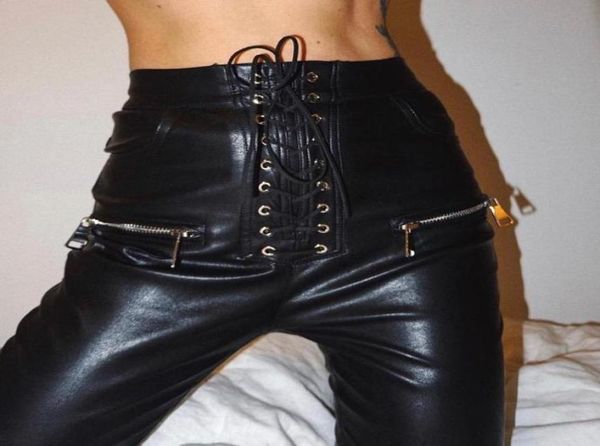women039s pants capris black zipper pu leather pencil womens lace up high waist slim skinny streetwear autumn casual trousers8565735, Black;white
women039s pants capris black zipper pu leather pencil womens lace up high waist slim skinny streetwear autumn casual trousers8565735, Black;white