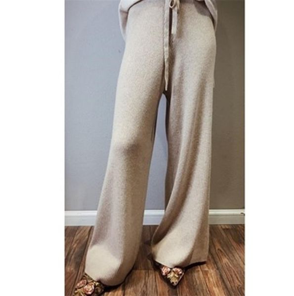 high waist cashmere wide leg pants women039s trousers casual loose wild wool pants autumn and winter knitted wool pants wear 202769027, Black;white
high waist cashmere wide leg pants women039s trousers casual loose wild wool pants autumn and winter knitted wool pants wear 202769027, Black;white