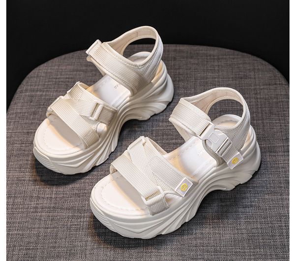 slippers summer y platform women shoes open toe sandals casual beach slide designer student sandal 230803, Black 
slippers summer y platform women shoes open toe sandals casual beach slide designer student sandal 230803, Black