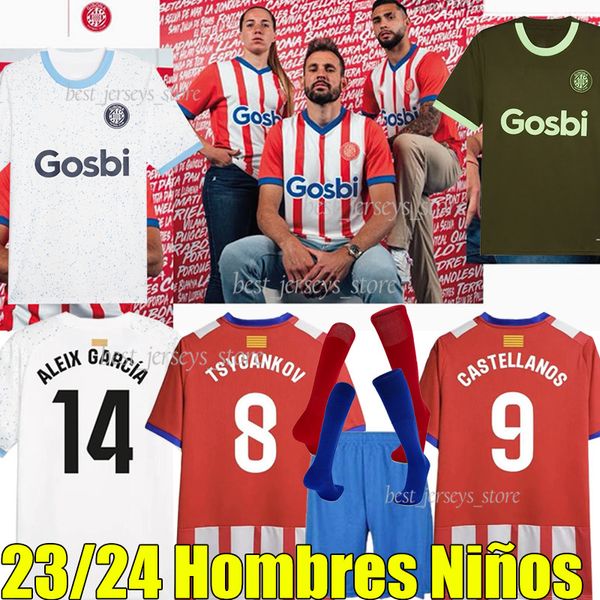 23/24 girona fc soccer jerseys 2023 2024 tsygankov castellanos riquelme stuani arnau david lopez ivan martin men kids kits socks set footbal, Black;yellow
23/24 girona fc soccer jerseys 2023 2024 tsygankov castellanos riquelme stuani arnau david lopez ivan martin men kids kits socks set footbal, Black;yellow