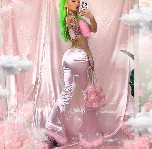 women039s pants capris party pink long faux fur fluffy satin women flare high waist bell trousers bodycon autumn winter 5886803, Black;white
women039s pants capris party pink long faux fur fluffy satin women flare high waist bell trousers bodycon autumn winter 5886803, Black;white