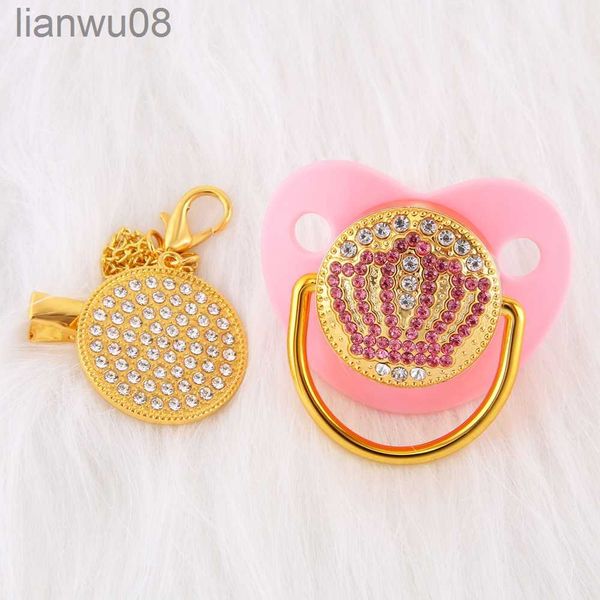 pacifiers# pink crown bling pacifier and pacifier clip baby boy girl 018 months bpa baby feeding accesorios chupeta sucette x0804
pacifiers# pink crown bling pacifier and pacifier clip baby boy girl 018 months bpa baby feeding accesorios chupeta sucette x0804