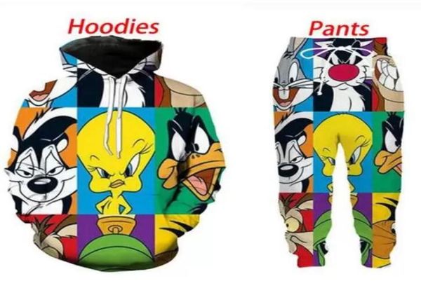 2022 new menwomens cartoon looney tunes funny 3d print fashion tracksuits hip hop pants hoodies ok0374833865, Gray
2022 new menwomens cartoon looney tunes funny 3d print fashion tracksuits hip hop pants hoodies ok0374833865, Gray