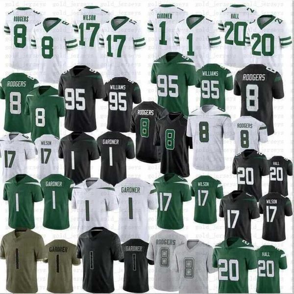 8 aaron rodgers 2023 throwback football jersey garrett wilson joe klecko quinnen williams breece hall allen lazard mark gastineau darrelle r, Black;red
8 aaron rodgers 2023 throwback football jersey garrett wilson joe klecko quinnen williams breece hall allen lazard mark gastineau darrelle r, Black;red