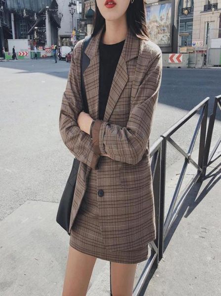 2020 retro plaid blazer sets singlebreasted jacket pencil skirt vintage 2 pieces skirt suits female office ladies blazer suit9097690, White
2020 retro plaid blazer sets singlebreasted jacket pencil skirt vintage 2 pieces skirt suits female office ladies blazer suit9097690, White