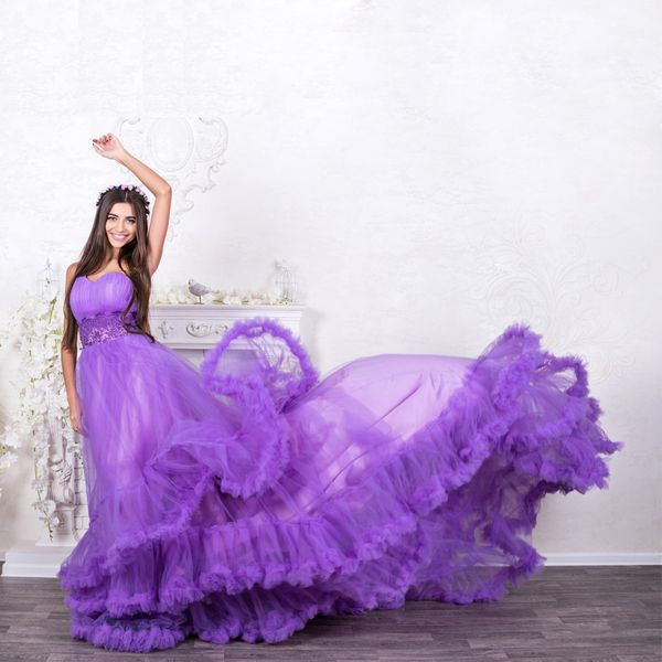 purple cloudy a line prom dresses one shoulder pleated ruffles train pregnant women dress p shoot lace appliques layered birthday pgraphy go, Black
purple cloudy a line prom dresses one shoulder pleated ruffles train pregnant women dress p shoot lace appliques layered birthday pgraphy go, Black