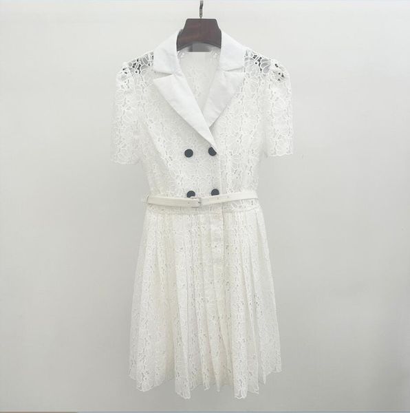 2023-*auth self portrait lacegentle white cut lace lapel double breasted waist long dress for women, Black;gray
2023-*auth self portrait lacegentle white cut lace lapel double breasted waist long dress for women, Black;gray