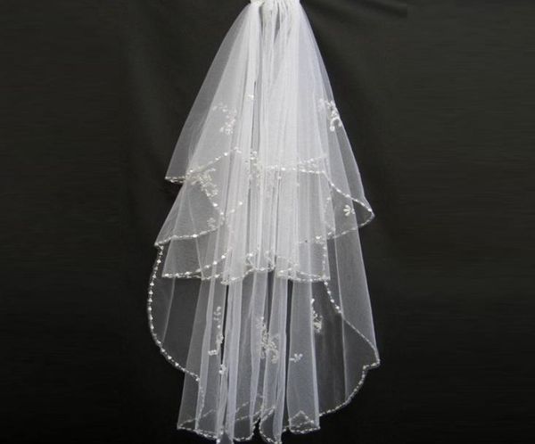 new wedding accessories whiteivory fashion veil ribbon edge short two layer bridal veils with comb cw00148846142, Black
new wedding accessories whiteivory fashion veil ribbon edge short two layer bridal veils with comb cw00148846142, Black