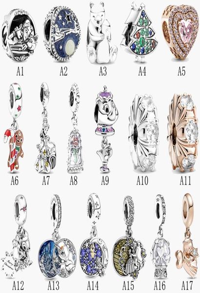 womens 925 sterling silver charms fit bracelet style new christmas teapot pendant christmas tree beads lady diy beads with original box69894, Bronze;silver
womens 925 sterling silver charms fit bracelet style new christmas teapot pendant christmas tree beads lady diy beads with original box69894, Bronze;silver