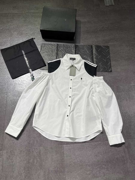 womens designer clothing lady blouse off shoulder design lapel shirt size s-l fashion long sleeved girl july30, White
womens designer clothing lady blouse off shoulder design lapel shirt size s-l fashion long sleeved girl july30, White