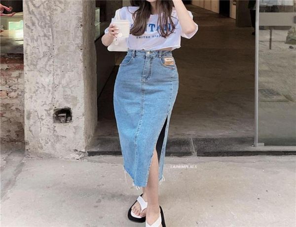 skirts women long denim skirt2021 summer style retro highwaisted jeans skirt female straight side slit aline2359669, Black
skirts women long denim skirt2021 summer style retro highwaisted jeans skirt female straight side slit aline2359669, Black