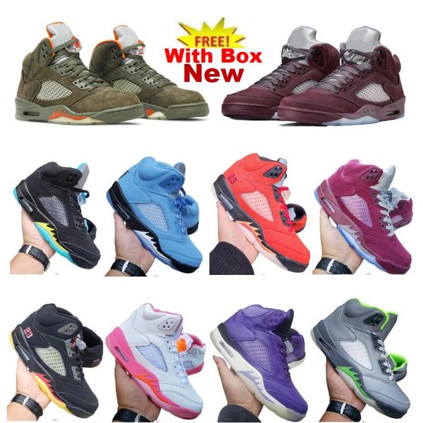 2024 sail 5s olive 5 burgundy basketball shoes midnight navy colorways vivid sulfur wolf grey with box men women frozen moments sports shoe
2024 sail 5s olive 5 burgundy basketball shoes midnight navy colorways vivid sulfur wolf grey with box men women frozen moments sports shoe