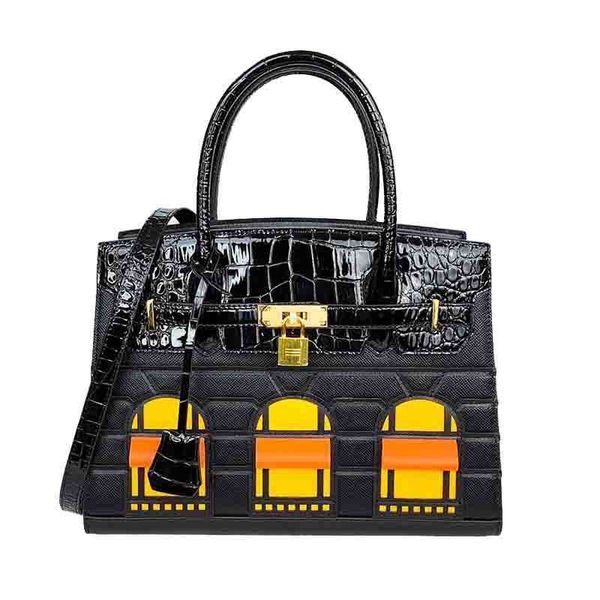 h ermes brikis's for women new small house genuine leather bag women's headcoat cowhide handbag crocodile contrast casual with rea
h ermes brikis's for women new small house genuine leather bag women's headcoat cowhide handbag crocodile contrast casual with rea
