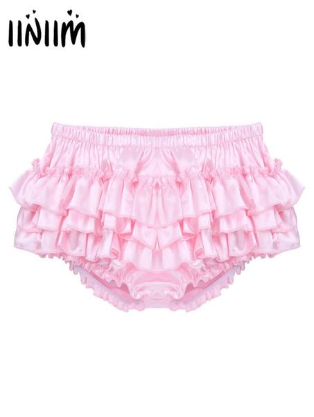 iiniim mens lingerie gay panties shiny satin ruffled bloomer tiered skirted panties briefs for bikini male sissy underwear 205464803, Black;white
iiniim mens lingerie gay panties shiny satin ruffled bloomer tiered skirted panties briefs for bikini male sissy underwear 205464803, Black;white