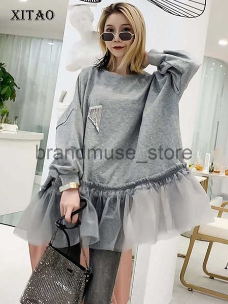 womens hoodies sweatshirts xitao tide patchwork mesh pleated sweatshirt diamonds women clothes 2019 elegant fashion pullover autumn korean w, Black
womens hoodies sweatshirts xitao tide patchwork mesh pleated sweatshirt diamonds women clothes 2019 elegant fashion pullover autumn korean w, Black